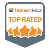 Top Rated service provider distiction from HomeAdvisor